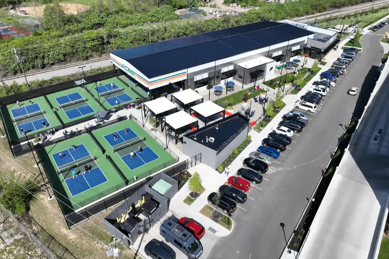 The Pickle Lodge Factory 52 pickleball courts