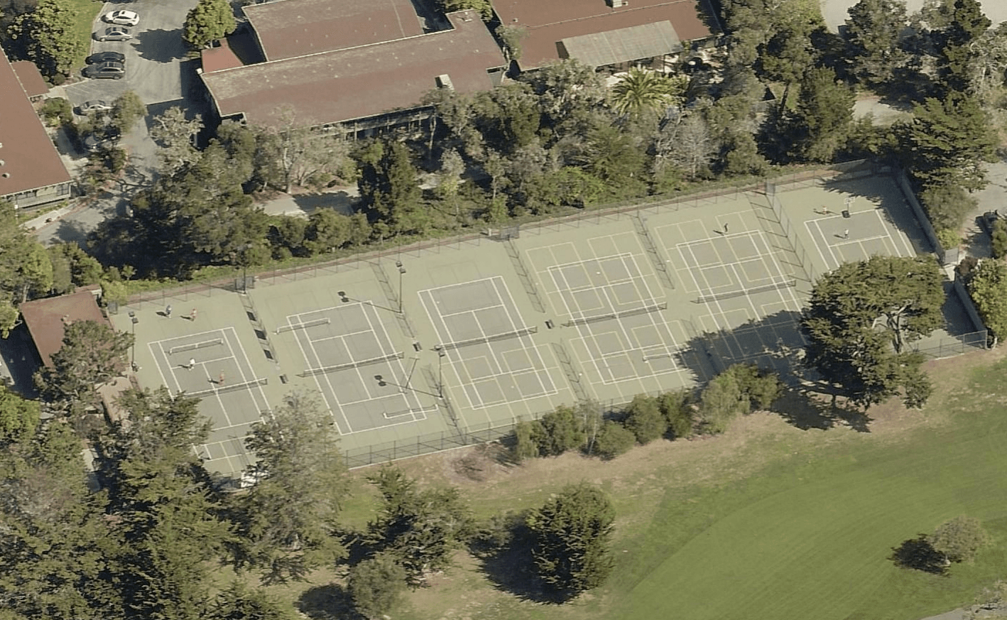 Monterey Bay Racquet Club pickleball courts