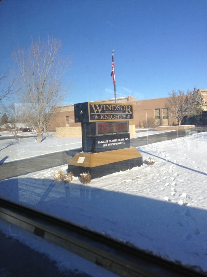 Windsor Elementary School pickleball courts