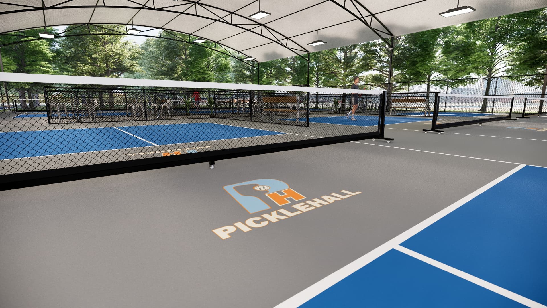 PickleHall pickleball courts