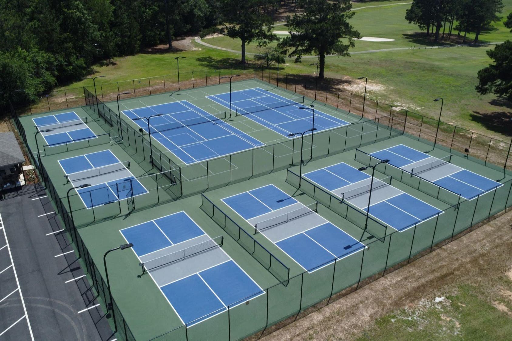 The Club at Lake Sinclair pickleball courts