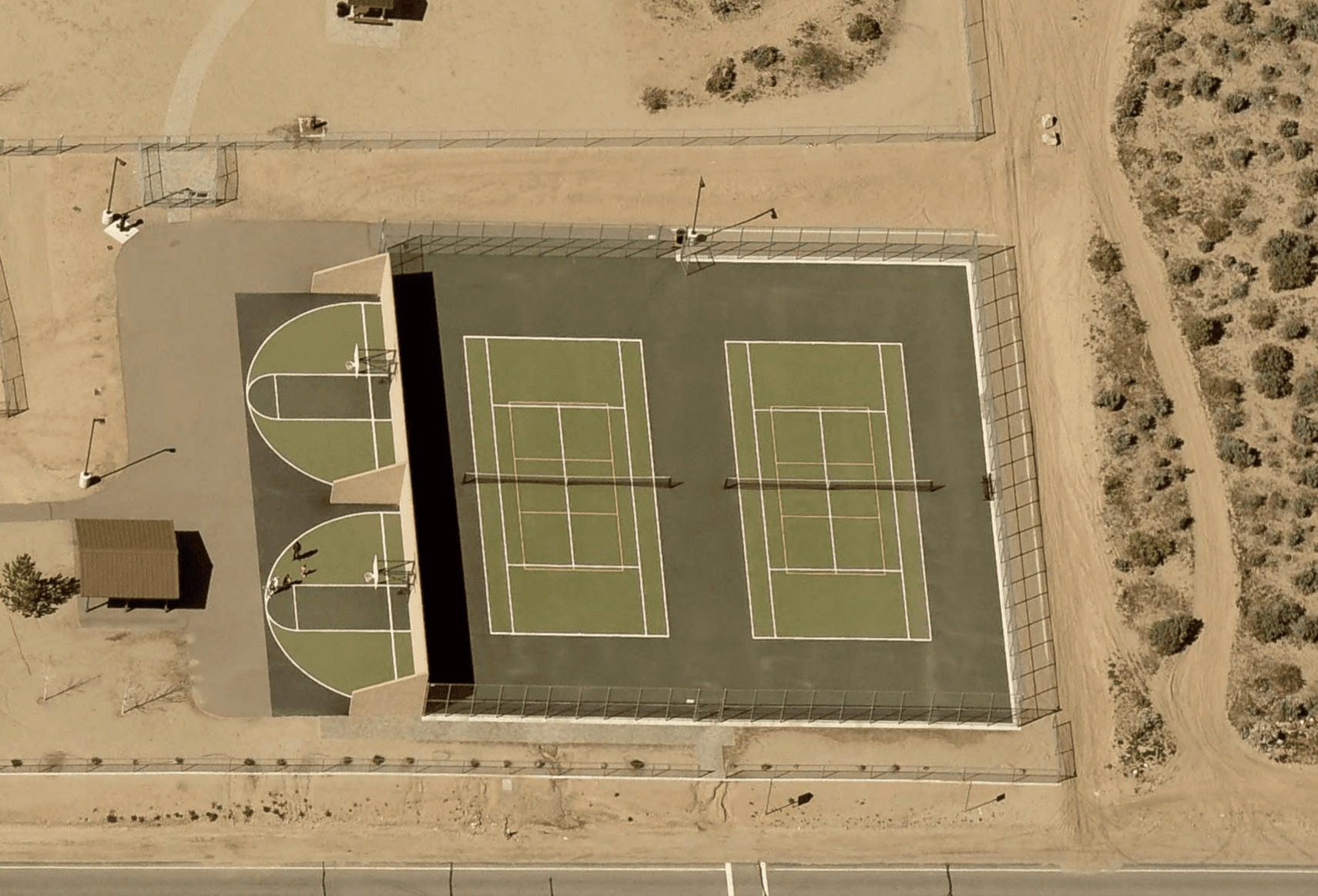 Johnson Lane Park pickleball courts