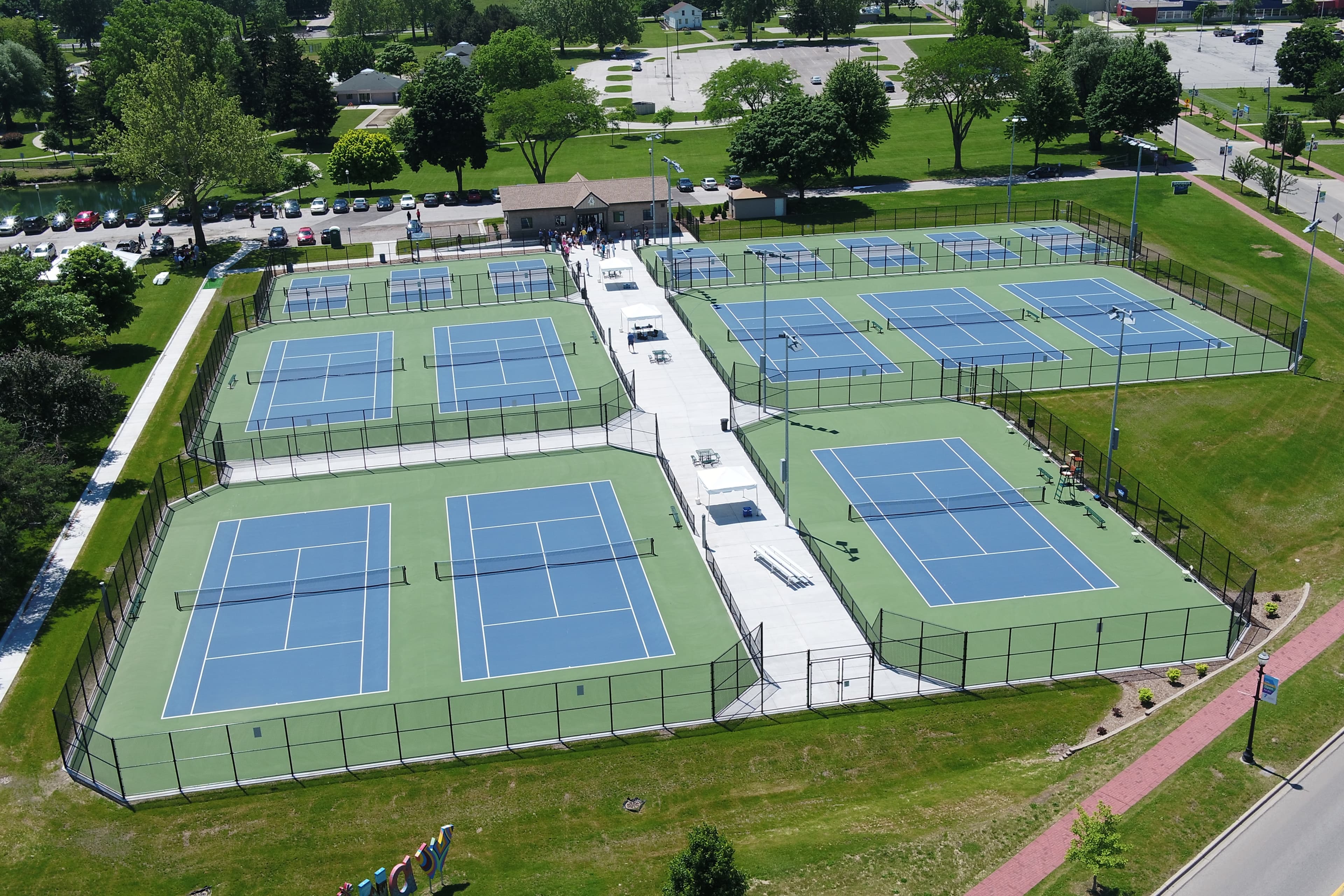 Garber Courts pickleball courts