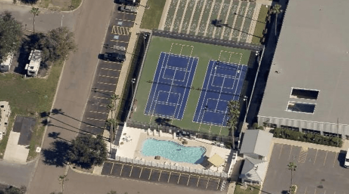 Texas Trails RV Park pickleball courts