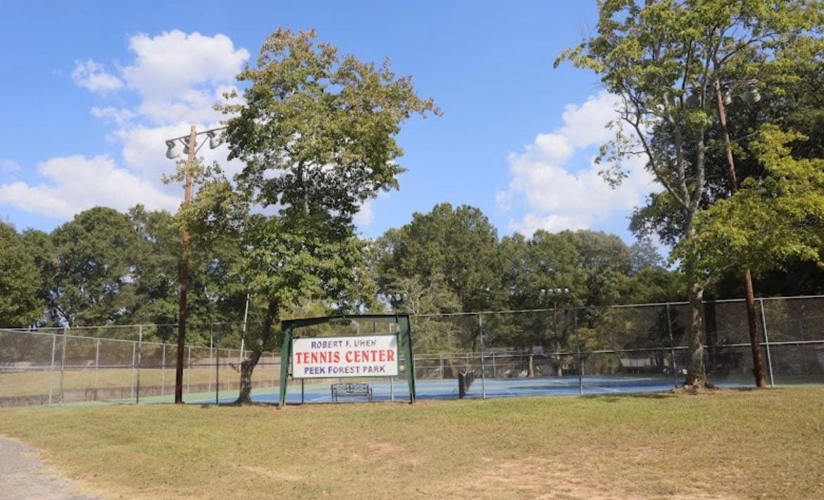 Peeks Park pickleball courts