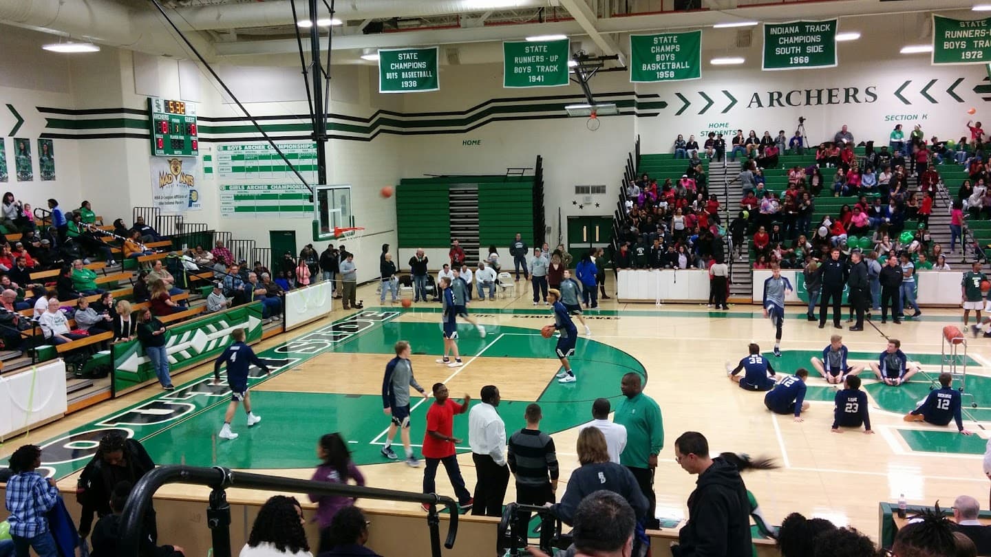 South Side High School pickleball courts
