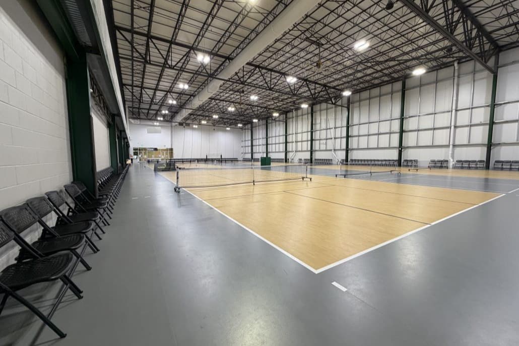 Indoor Courts at The Crossover pickleball courts