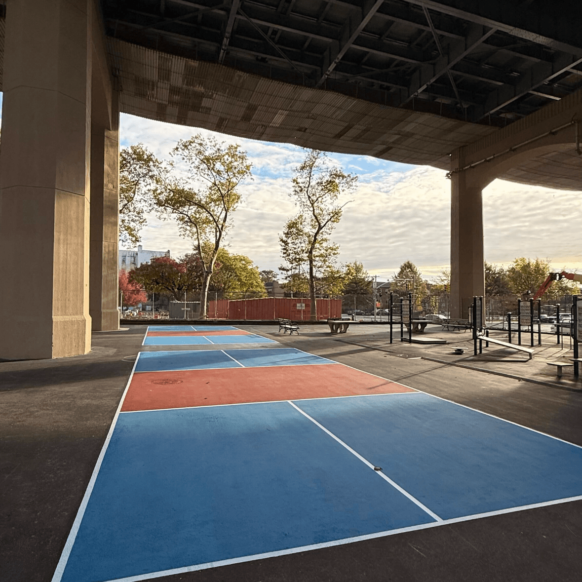Astoria Park - Triborough Bridge Playground A pickleball courts
