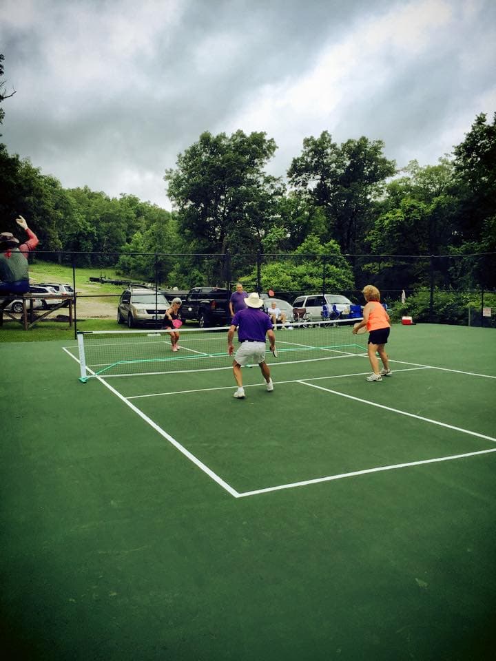 Bass Point Resort pickleball courts