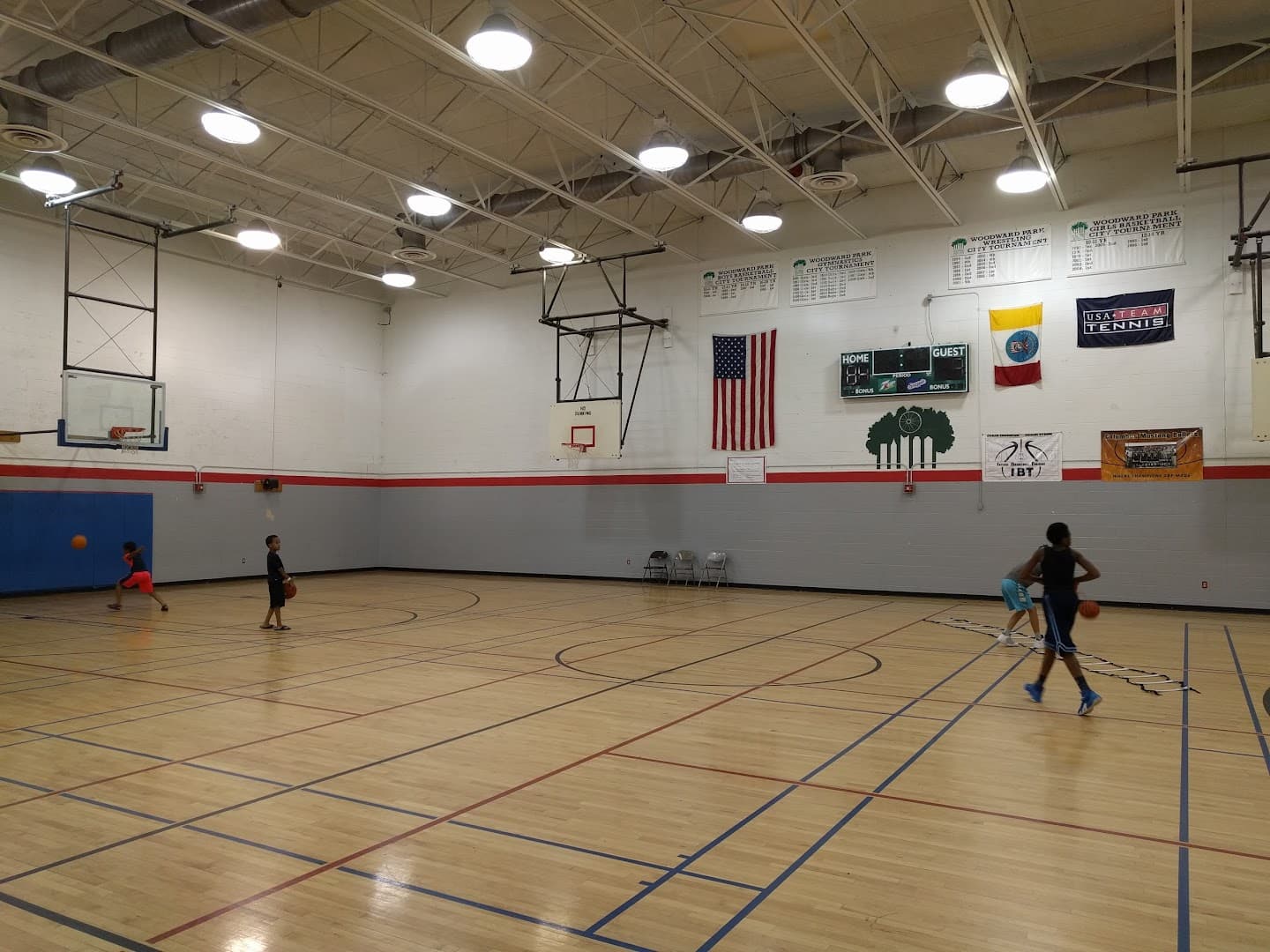 Woodward Park Community Center pickleball courts