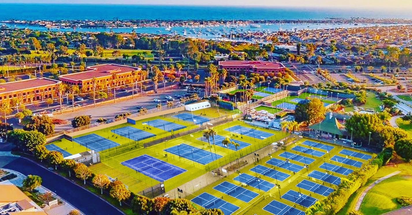 The Tennis and Pickleball Club at Newport Beach pickleball courts