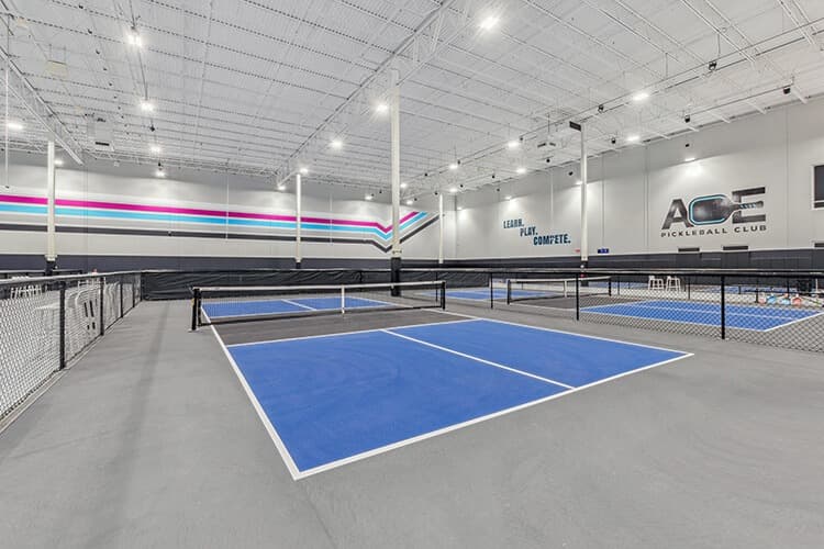 Ace Pickleball Club pickleball courts