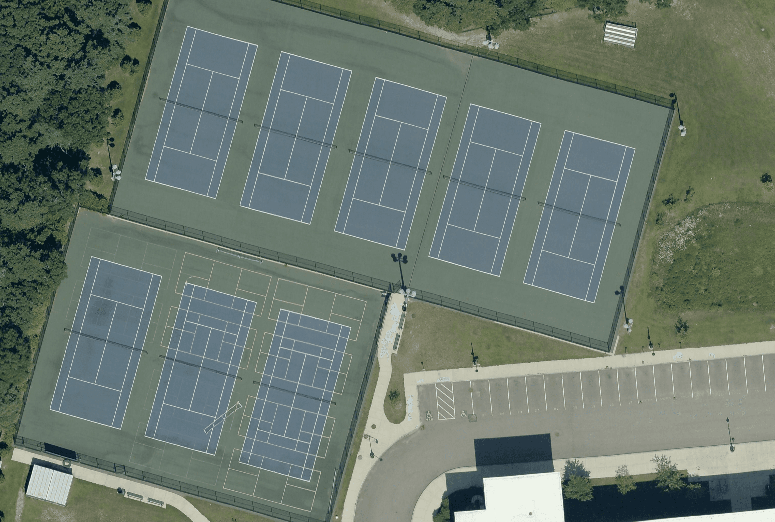 Marshfield High School pickleball courts