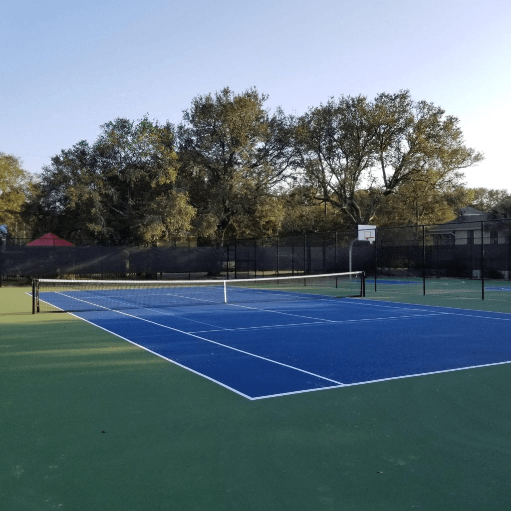 Pirate's Cove Playground pickleball courts