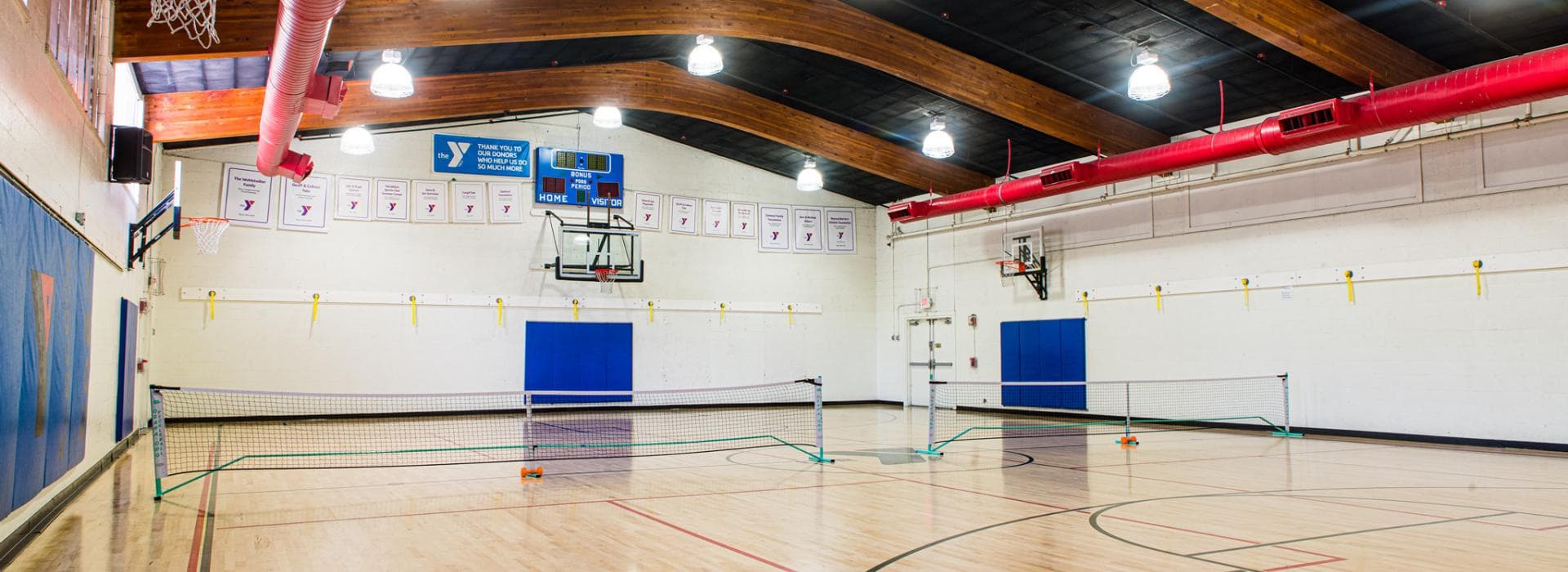 Sequoia YMCA pickleball courts