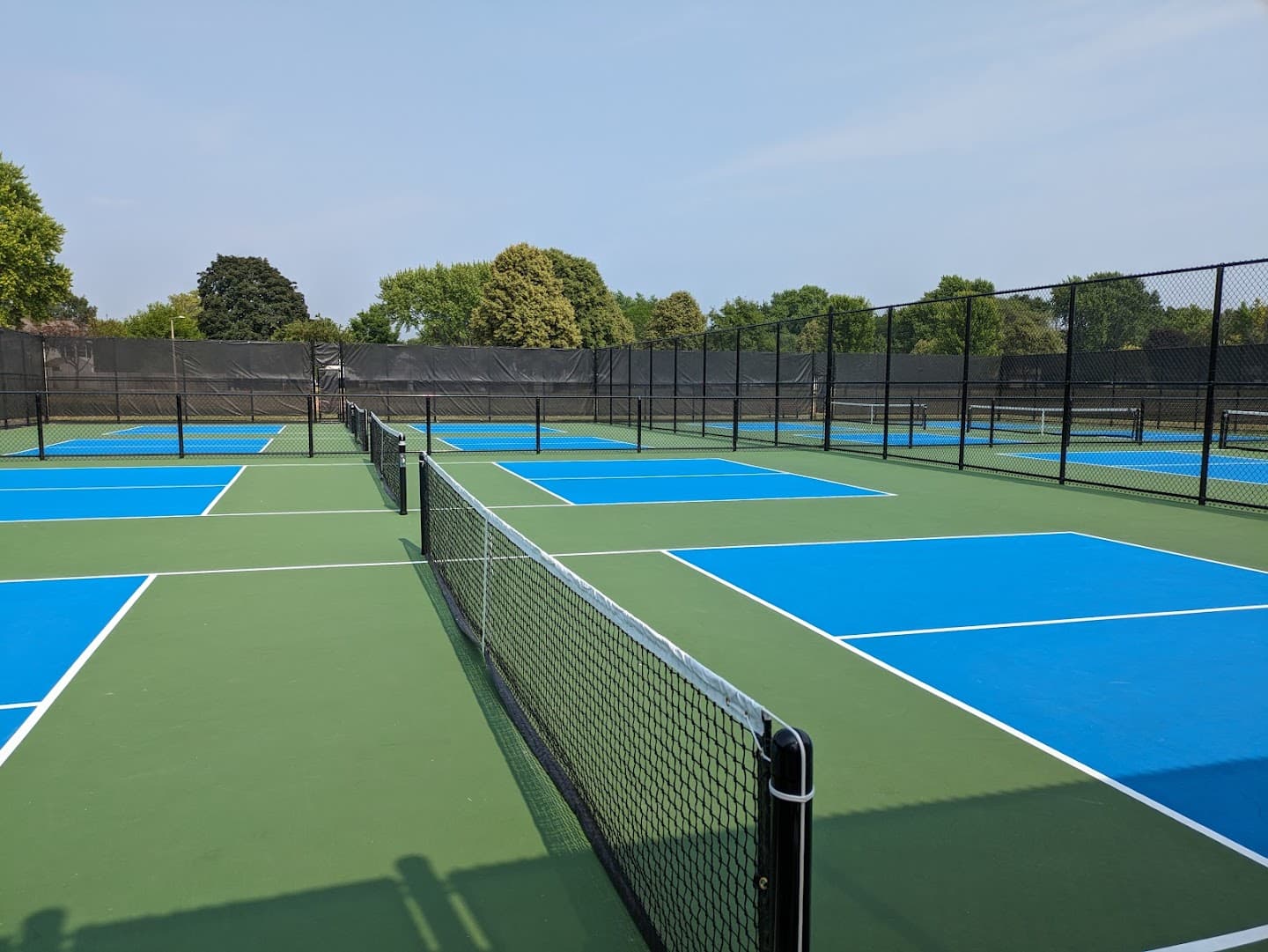 Hupp Park pickleball courts