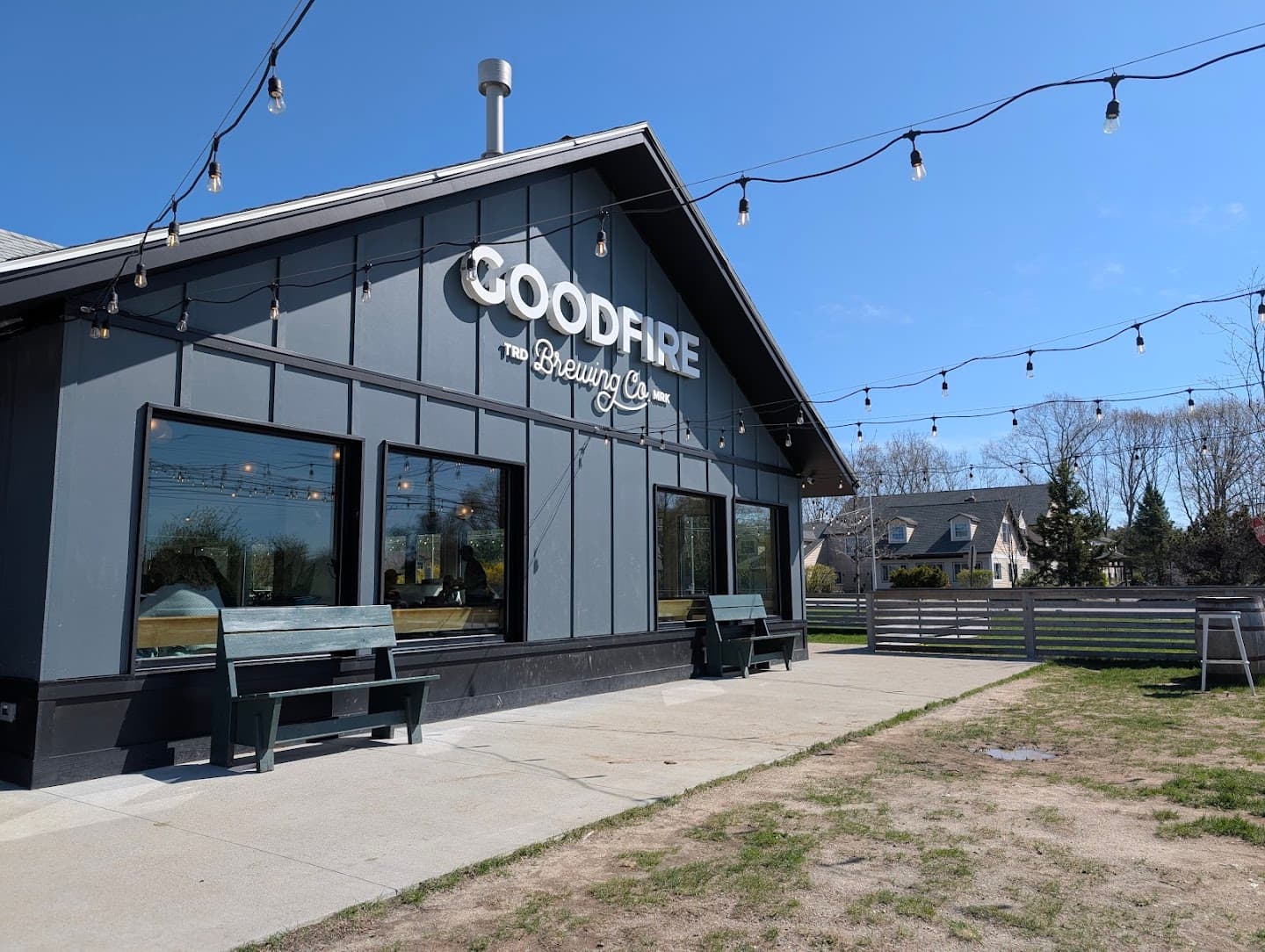 Goodfire Tasting Room and Kitchen pickleball courts