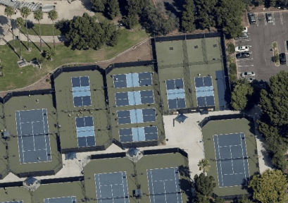 Anaheim Tennis and Pickleball Center pickleball courts