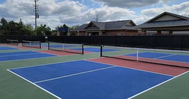 PARC outdoor courts pickleball courts
