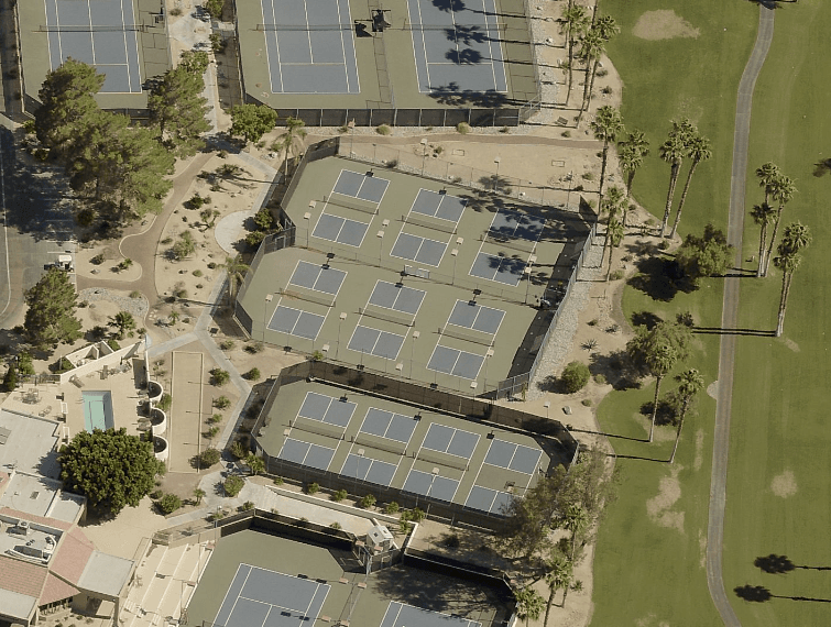 Desert Princess Country Club pickleball courts