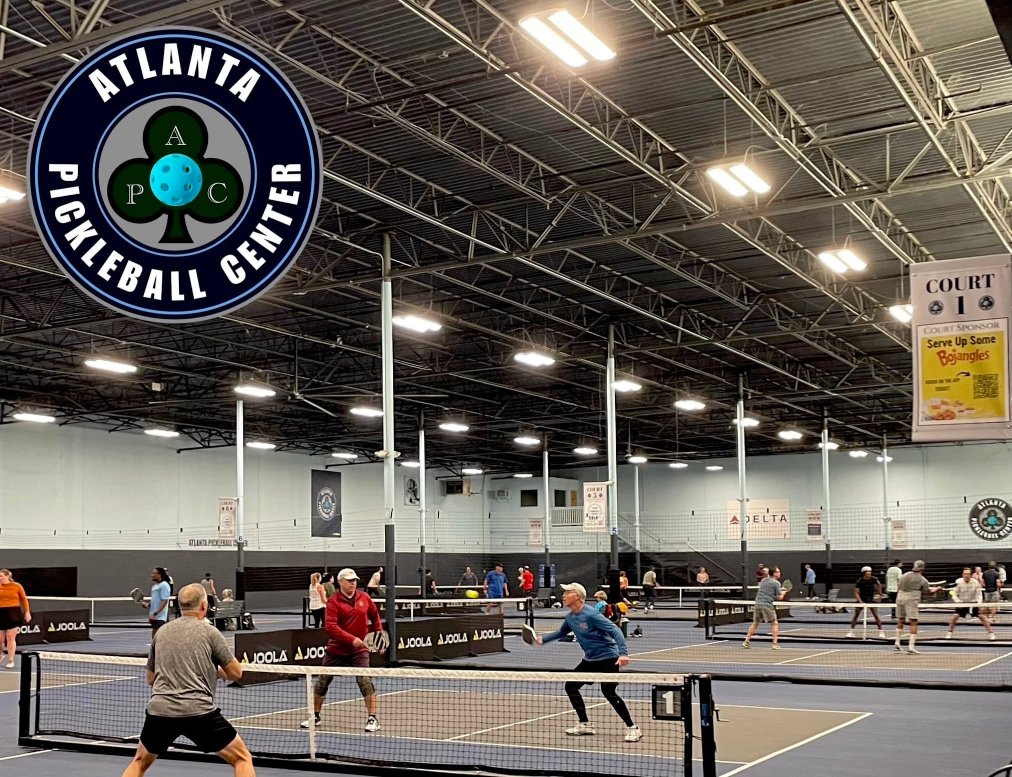 The Atlanta Pickleball Center pickleball courts