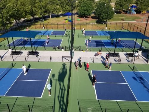 EH Young Riverfront Park pickleball courts
