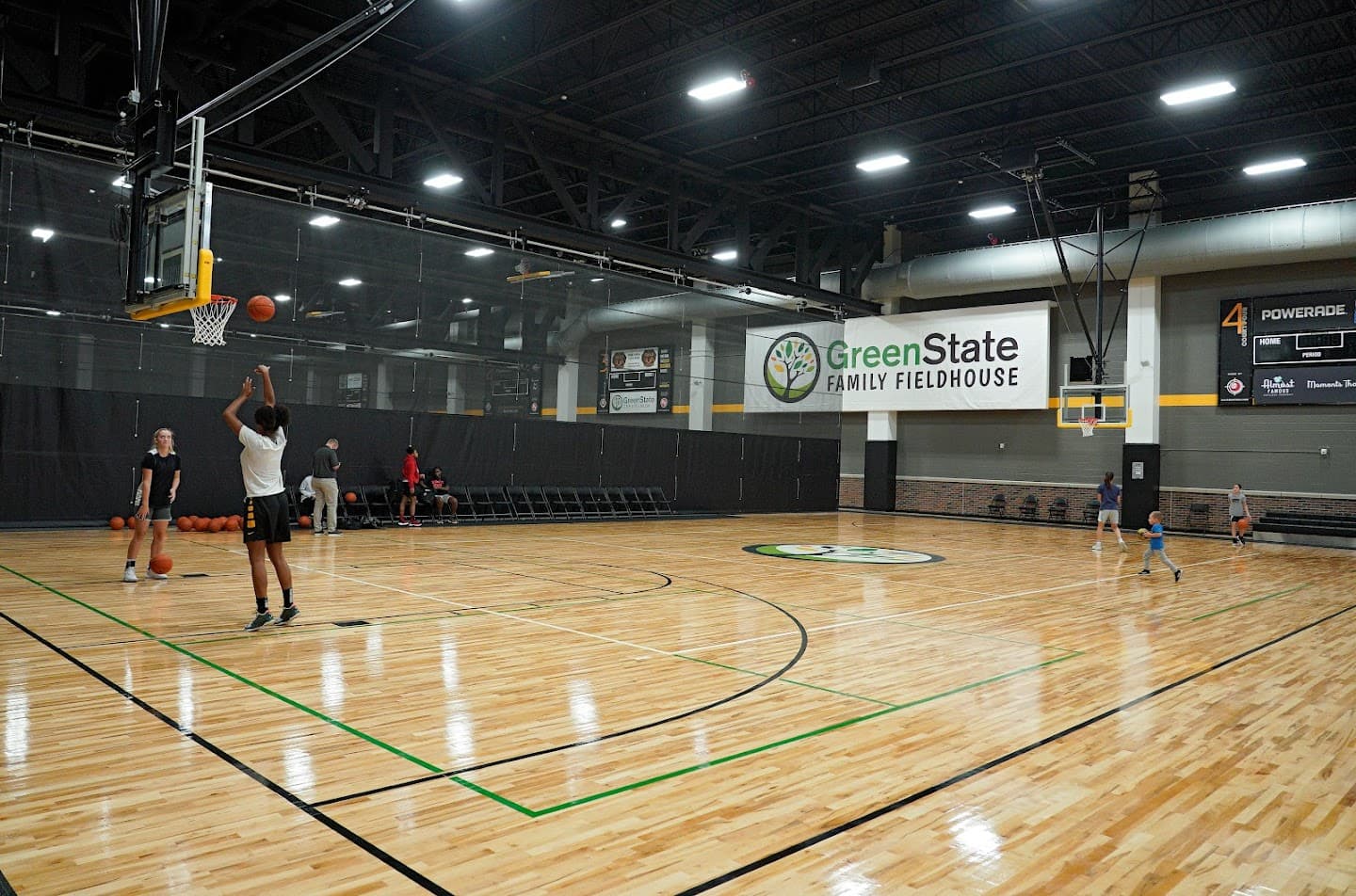 GreenState Family Fieldhouse pickleball courts