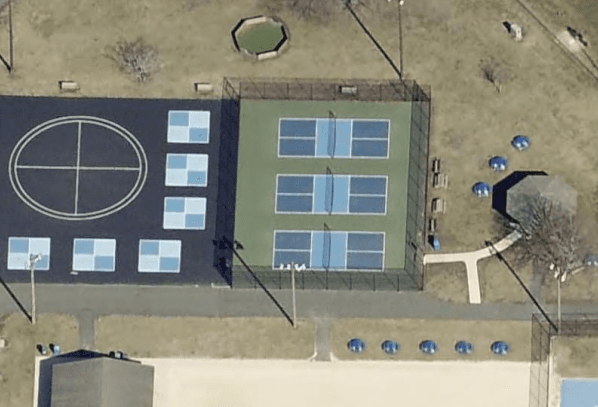 Michael J Tighe Park pickleball courts