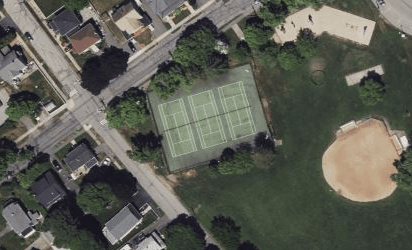 Danvers  Plains Park pickleball courts