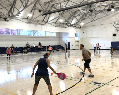 Danville School Gym Fitness Center pickleball courts