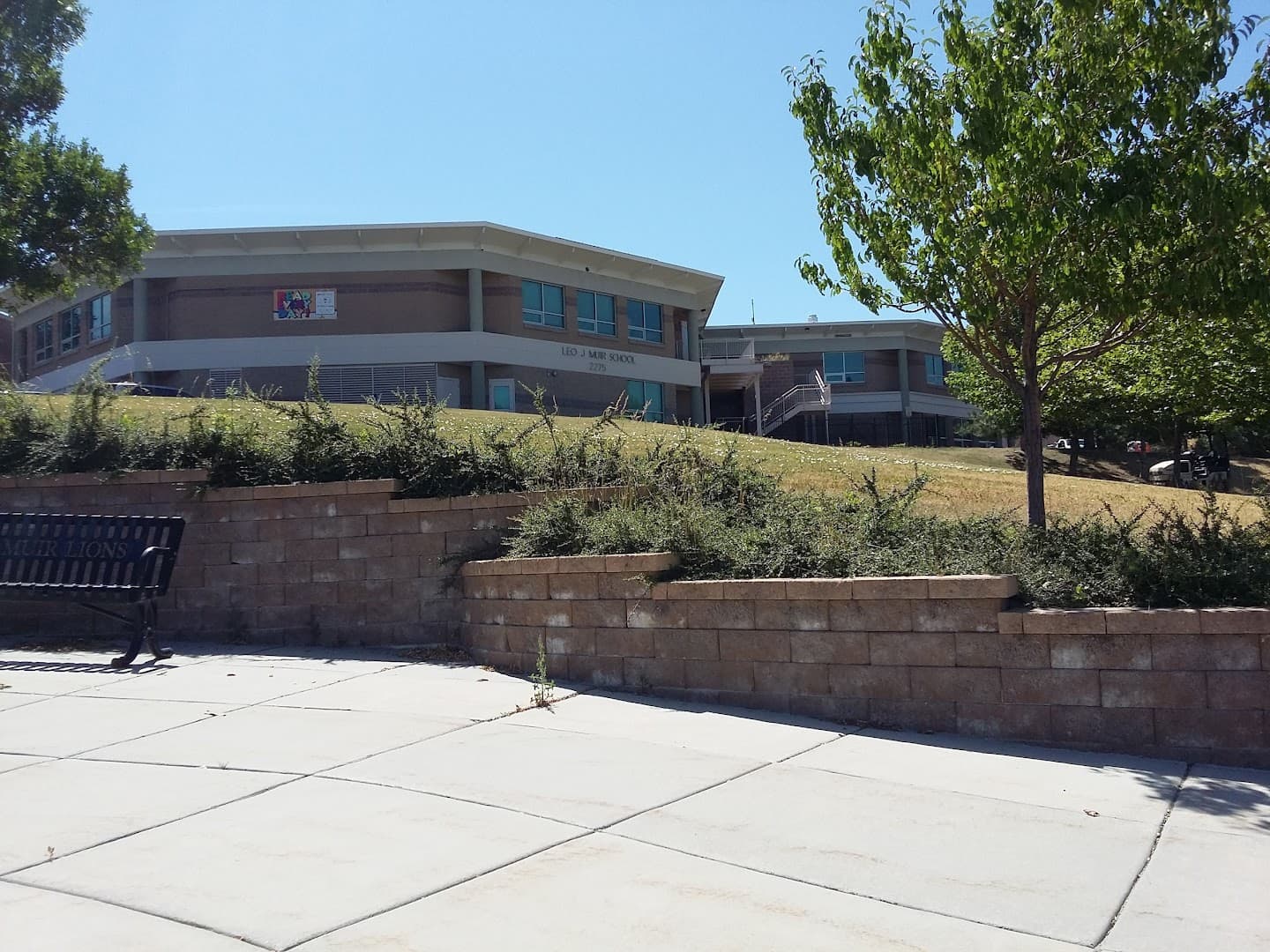 Muir Elementary School pickleball courts