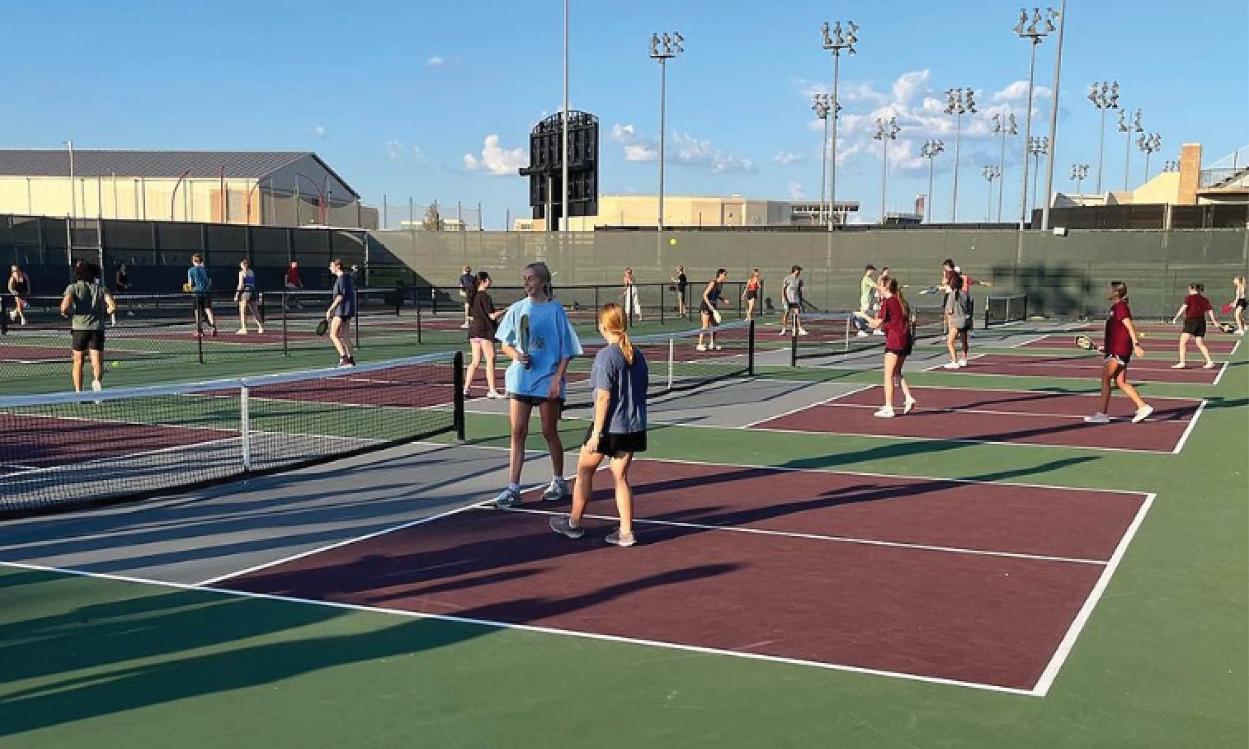 Omar Smith Tennis Courts pickleball courts