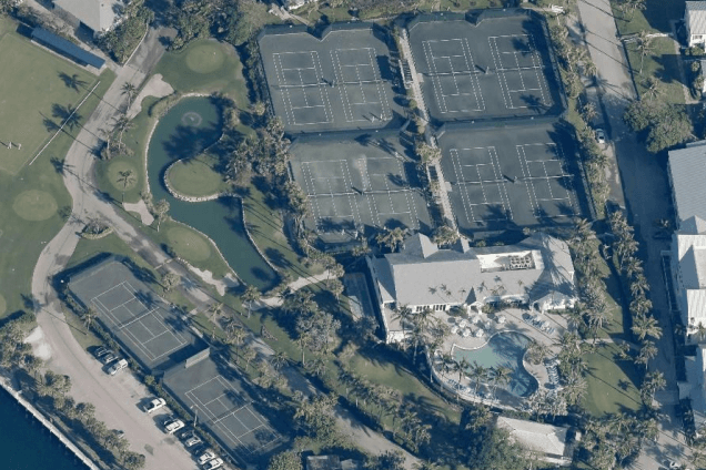 The Hillsboro Club pickleball courts