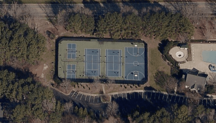 Olive Chapel Swim and Tennis Club pickleball courts