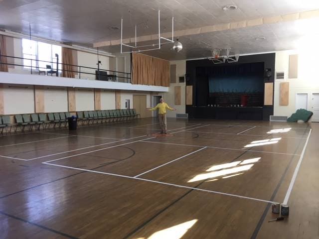 Methow Valley Elementary School pickleball courts