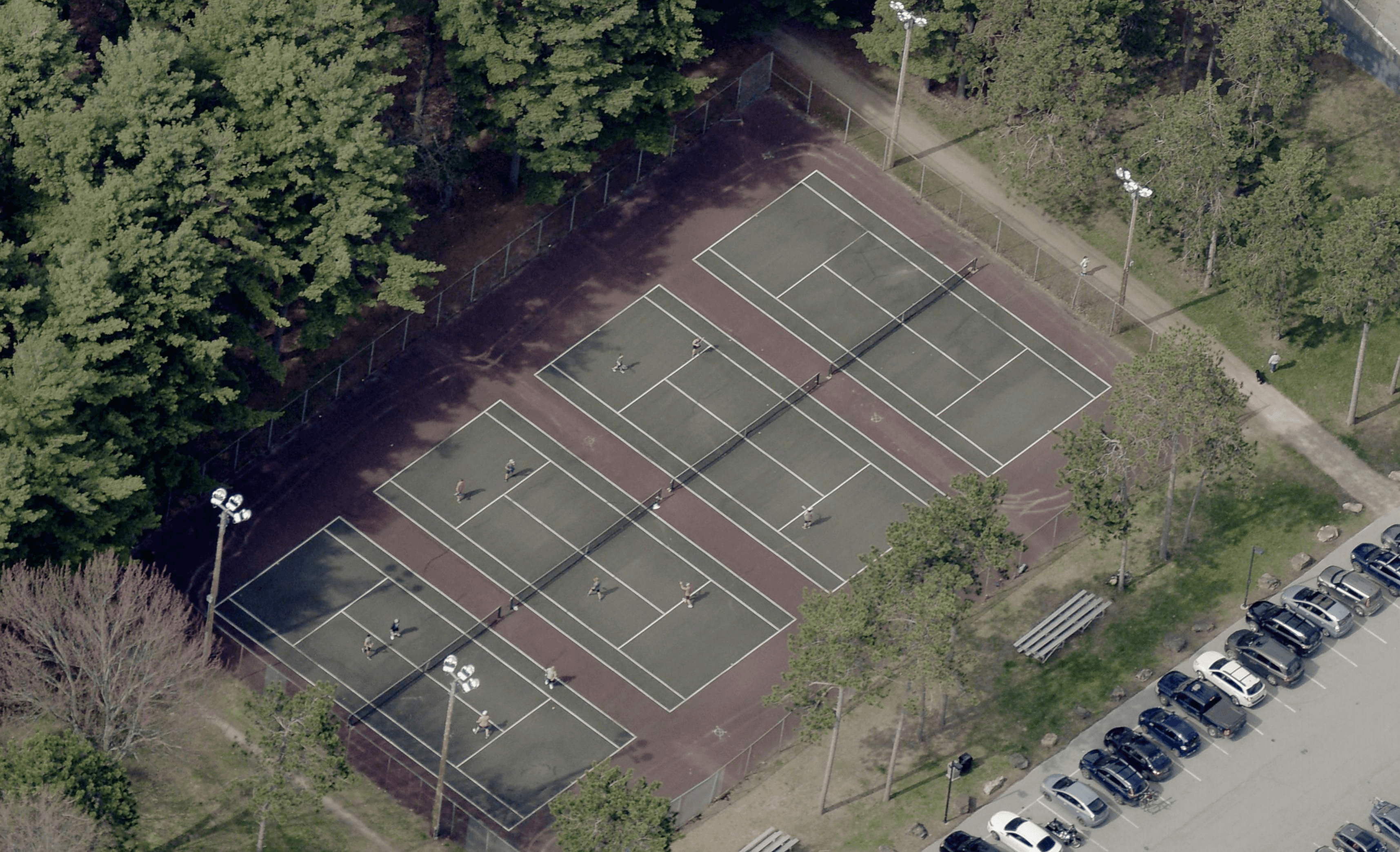 Leddy Park pickleball courts