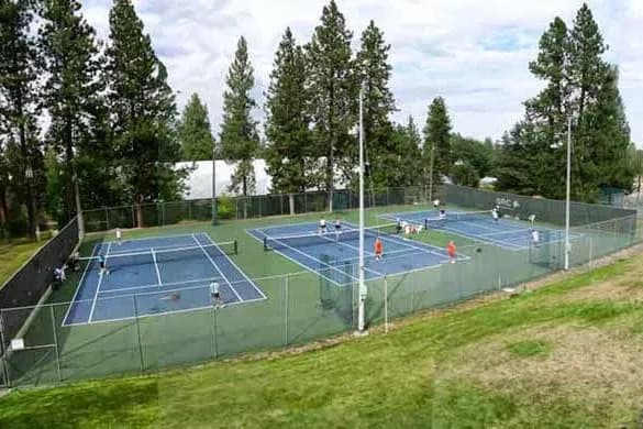 Spokane Racquet Club pickleball courts