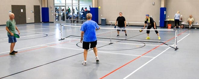 Healthy Living And Fitness pickleball courts