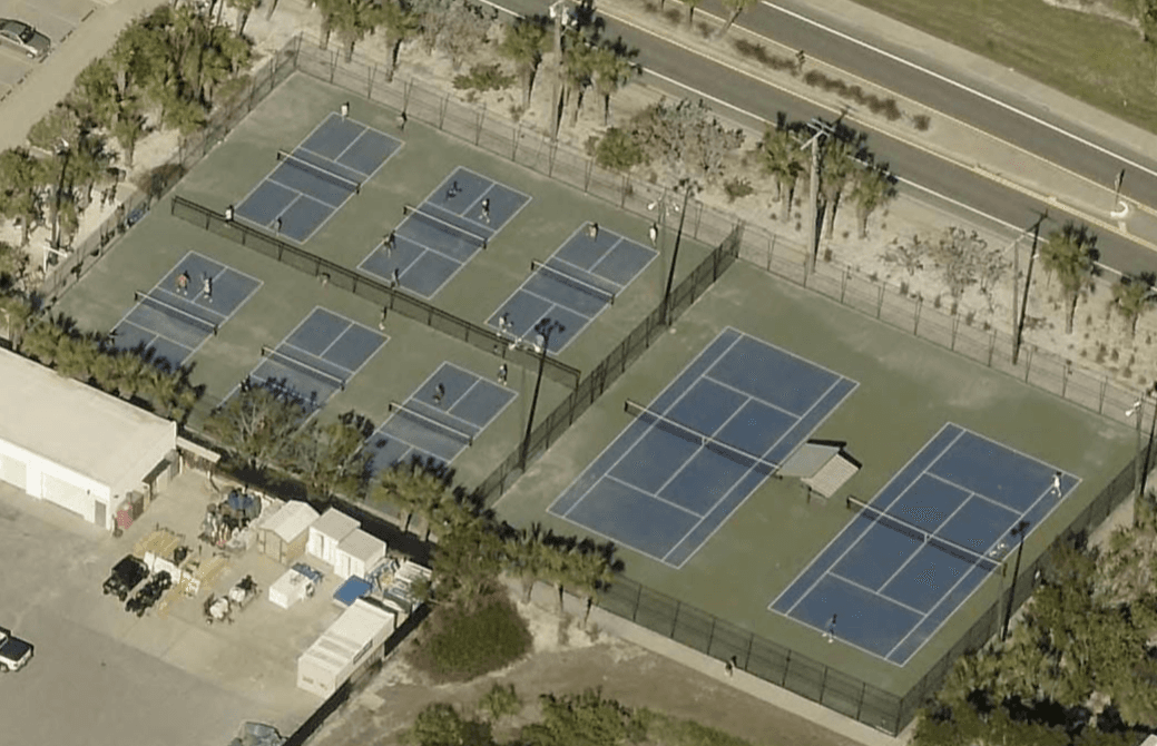 Siesta Key Public Beach pickleball courts