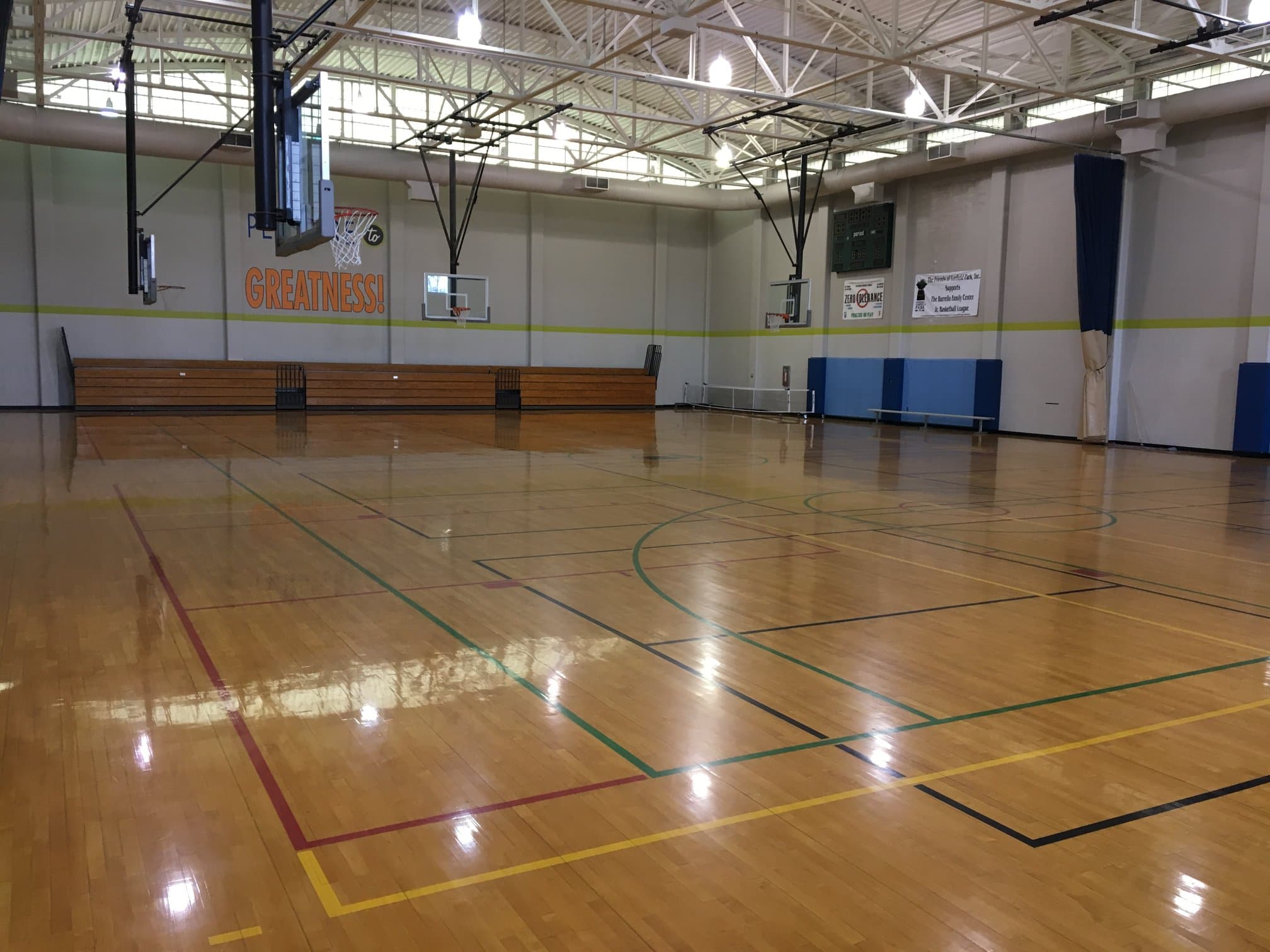 Garfield Park Burrelo Family Center pickleball courts