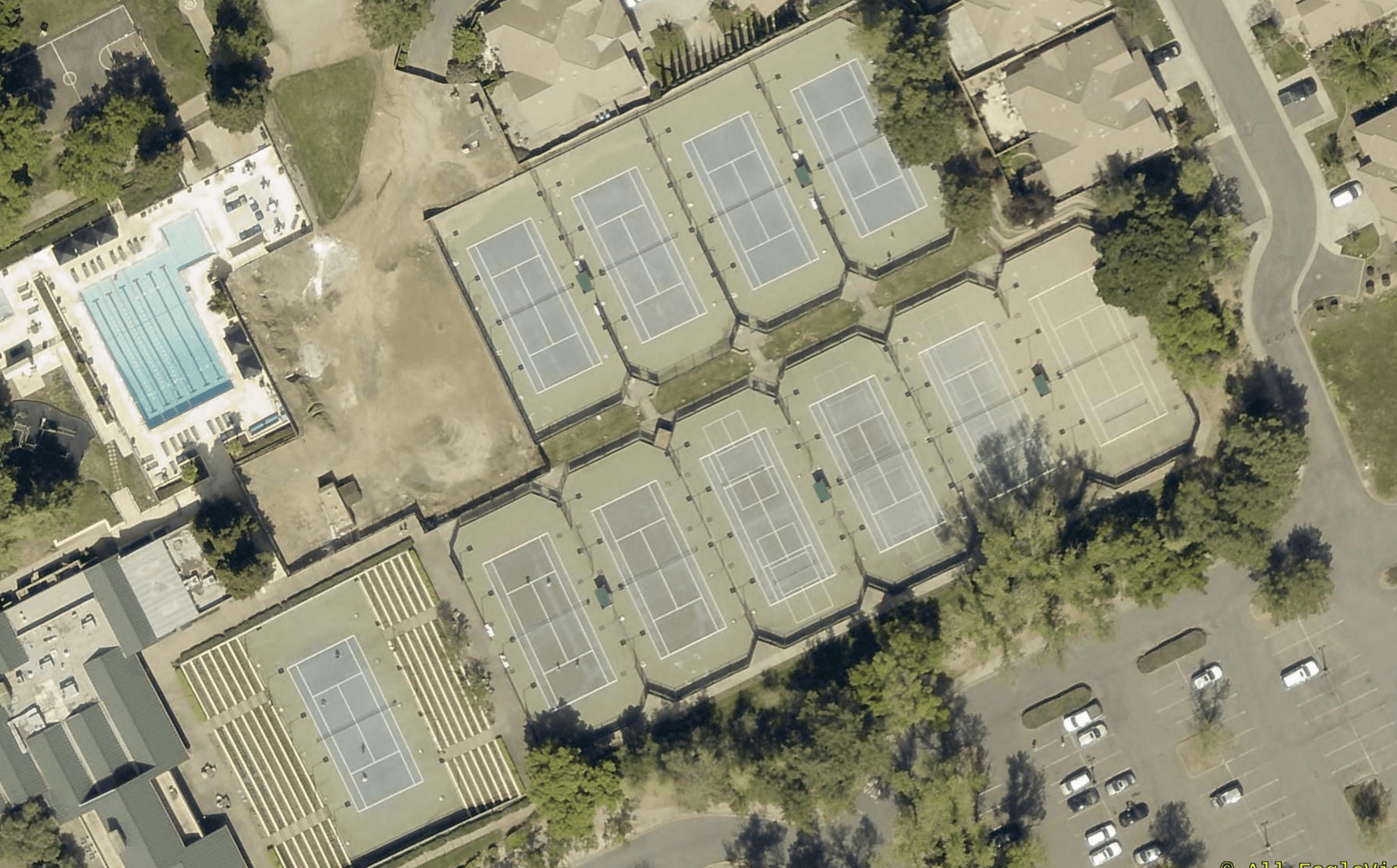 Millennium Sports Club Rancho Solano pickleball courts