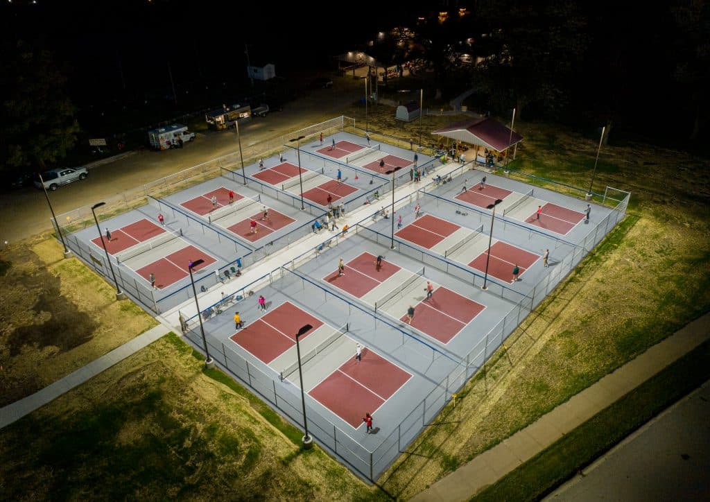 Sanders-Trine Pickleball Complex pickleball courts