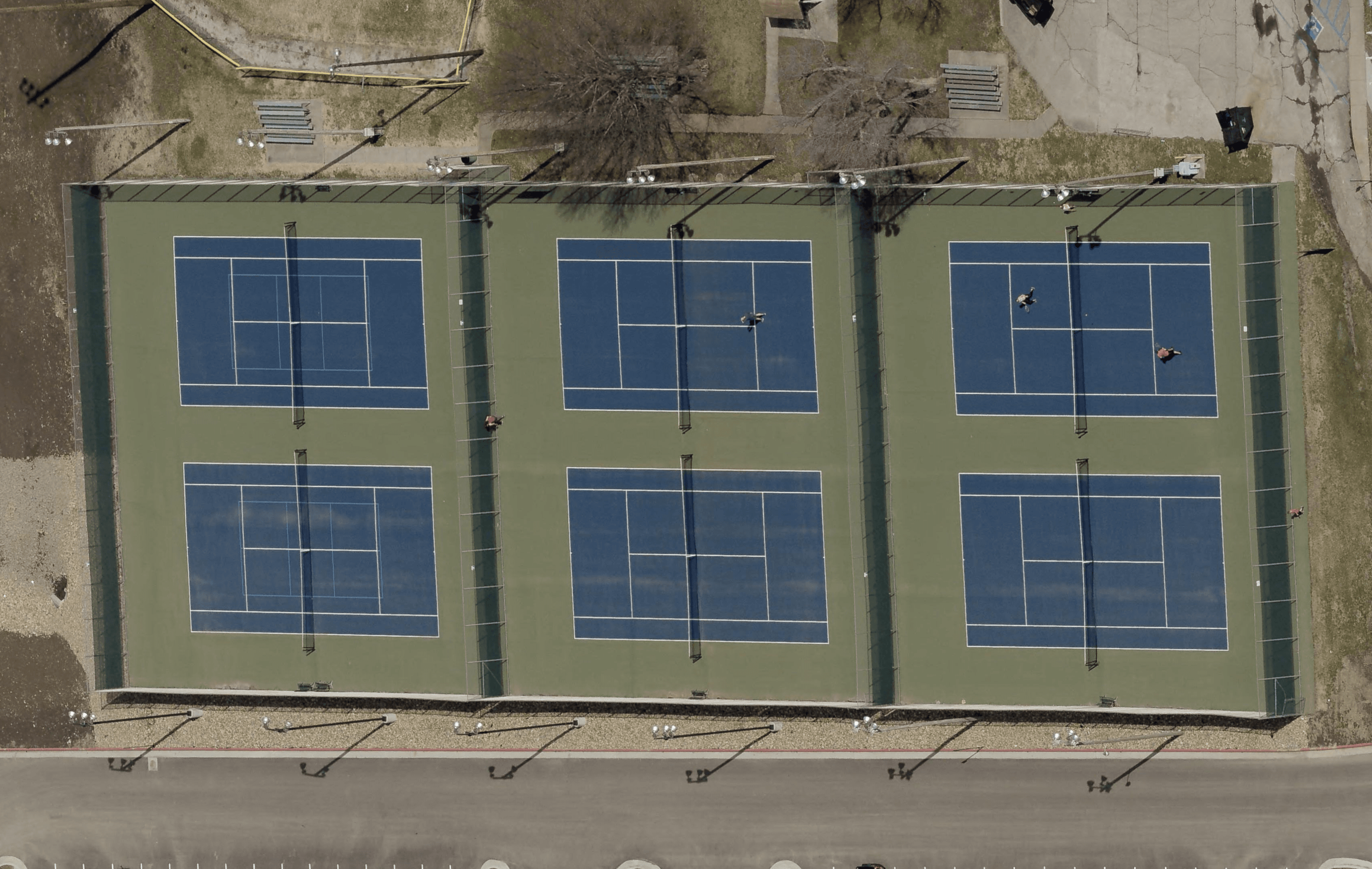 Convention Hall pickleball courts