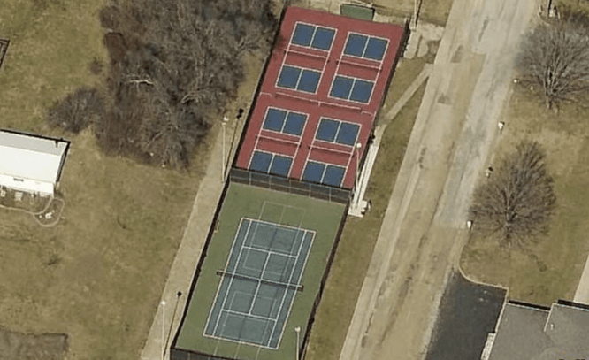 Hermann City Park pickleball courts