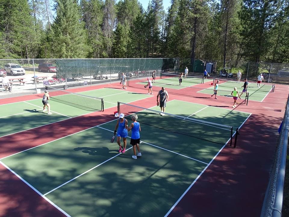 Chewelah Golf and Country Club pickleball courts