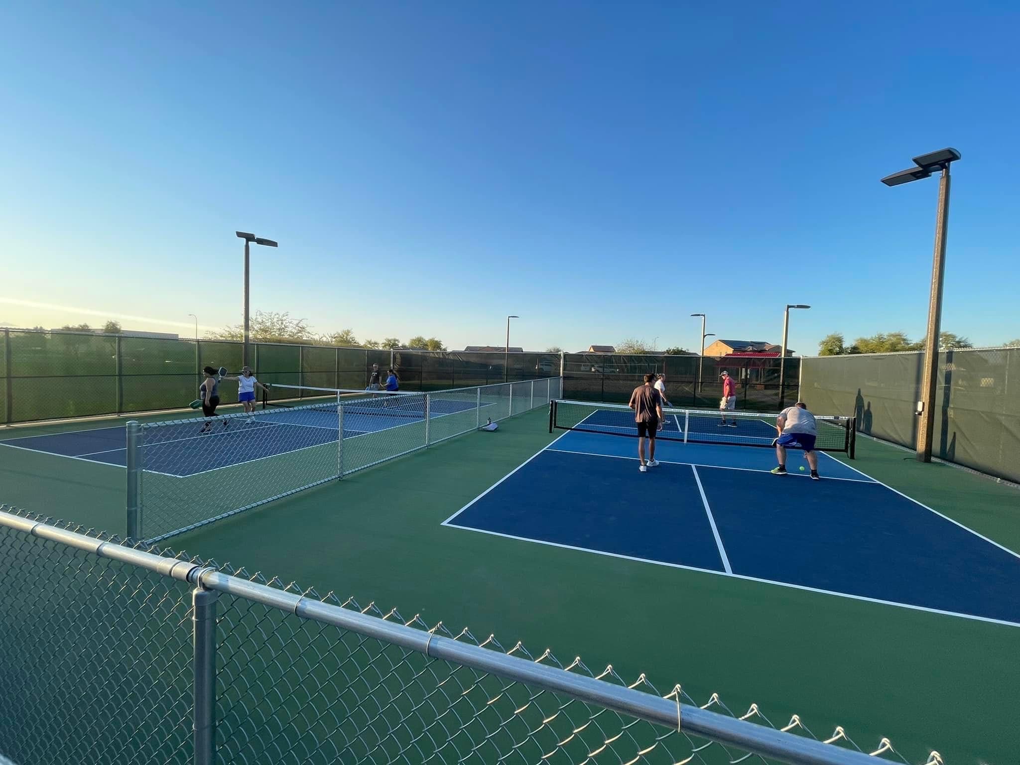 harvest park pickleball courts