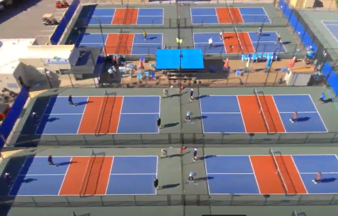 Leisure World Pickleball Club pickleball courts