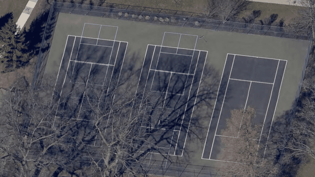 Shaker Heights Sussex Park pickleball courts