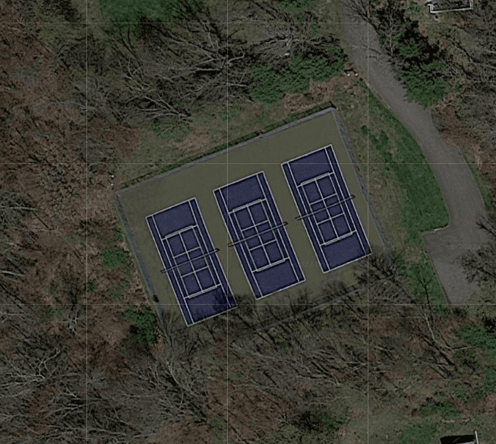 Blackberry Woods Park pickleball courts