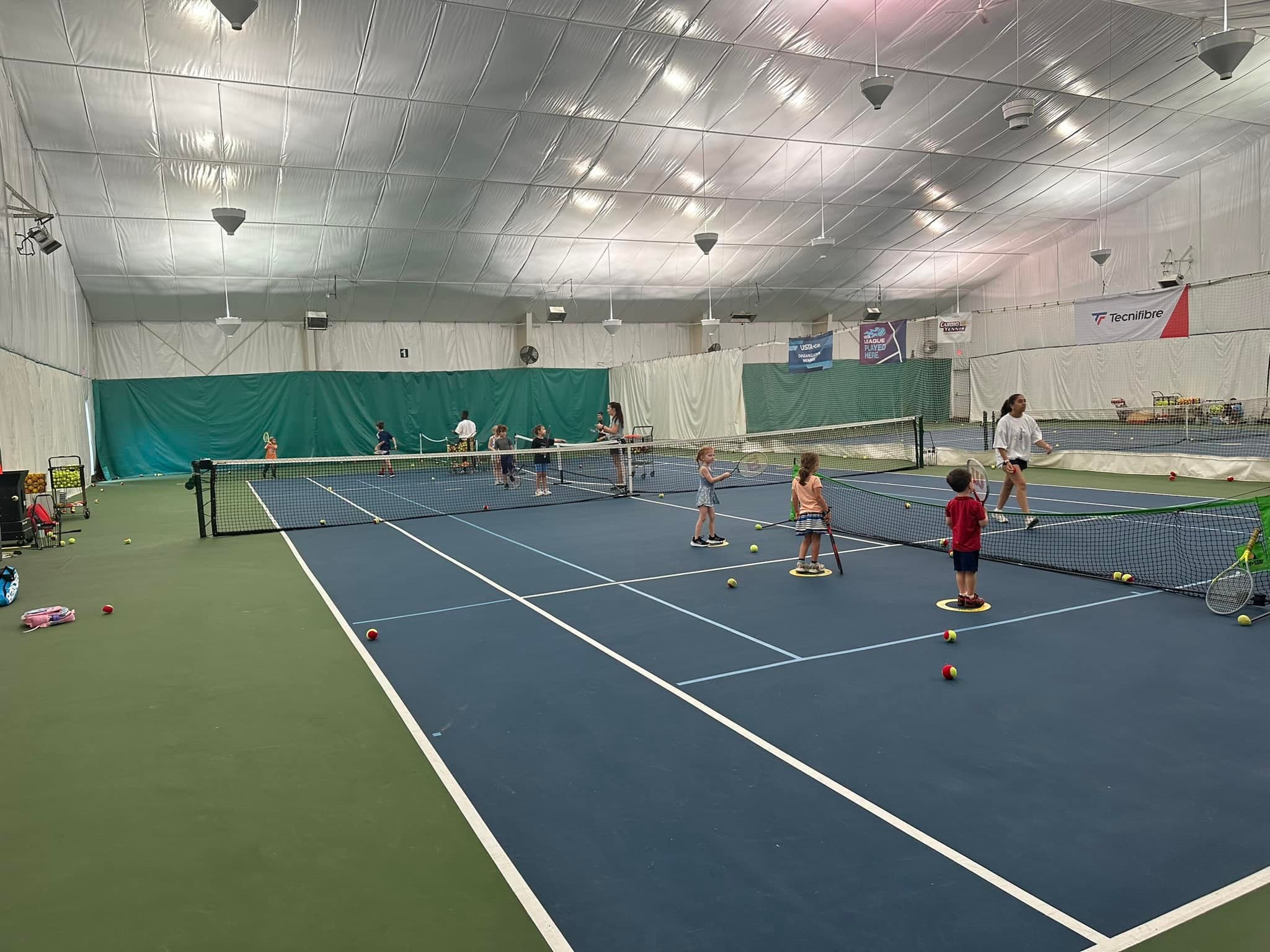 Julian Krinsky School of Tennis at the Narberth Racquet Club pickleball courts